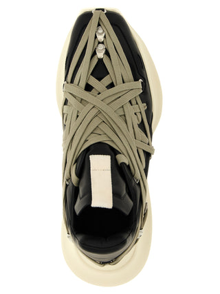 Black Calfskin Athletic Sneakers