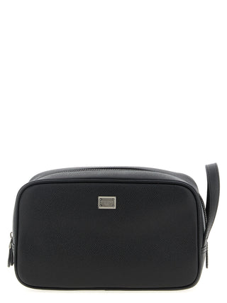 Black Calfskin Leather Wallet
