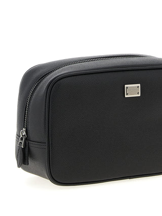 Black Calfskin Leather Wallet