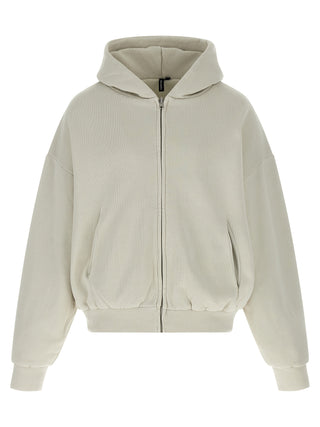 White Cotton Sweatshirt