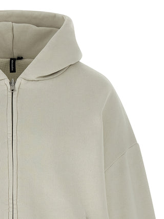 White Cotton Sweatshirt