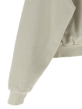 White Cotton Sweatshirt