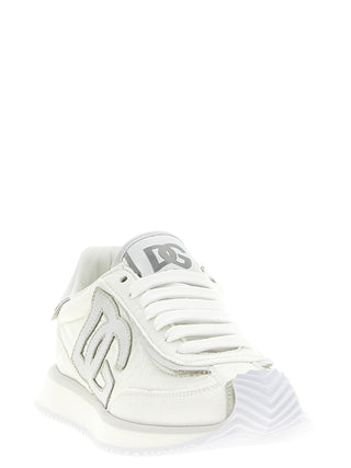Zapatillas deportivas de poliéster blancas