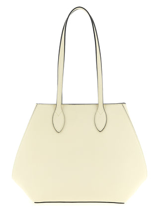 Bolso tote blanco de piel de becerro