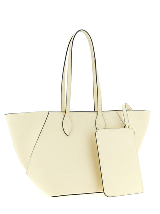 White Calfskin Tote Bag