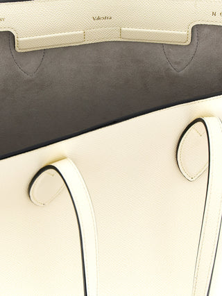 White Calfskin Tote Bag