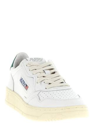 Zapatillas bajas bicolor de piel de cabra
