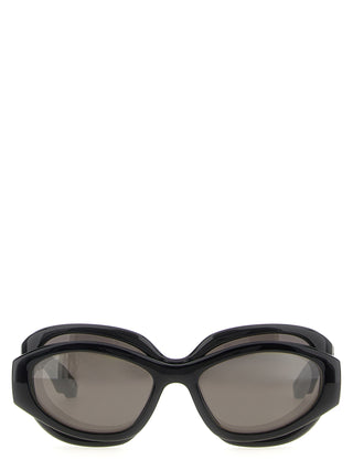 Black Polyamide Sunglasses