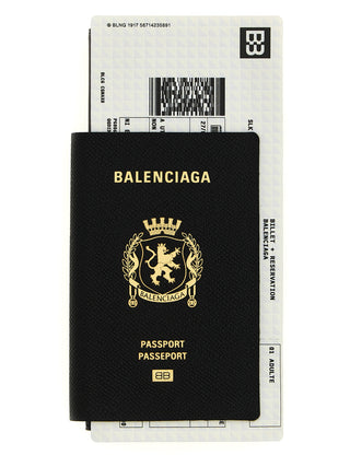 Cartera de cuero negra