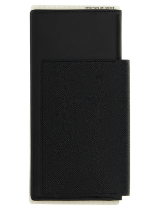 Cartera de cuero negra
