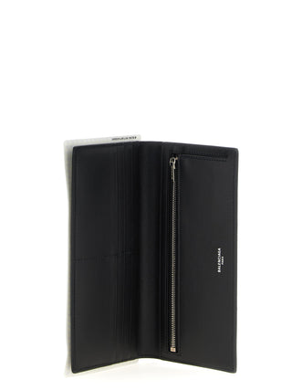 Cartera de cuero negra