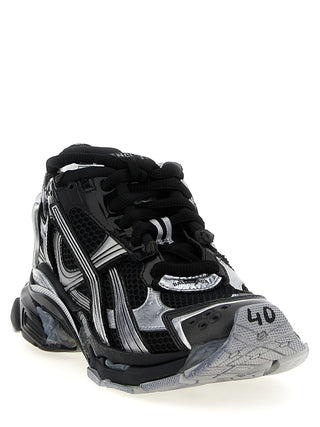 Zapatillas deportivas negras de polietileno