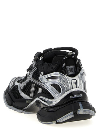 Zapatillas deportivas negras de polietileno
