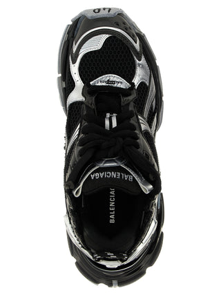 Zapatillas deportivas negras de polietileno