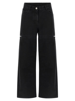 Jeans de algodón negro