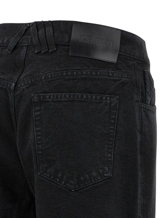 Jeans de algodón negro