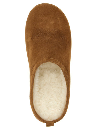 Brown Calfskin Mules