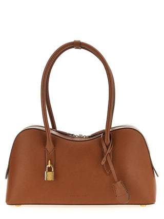 Brown Polyamide Shoulder Bag