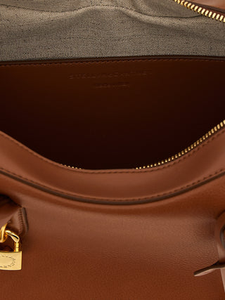 Brown Polyamide Shoulder Bag