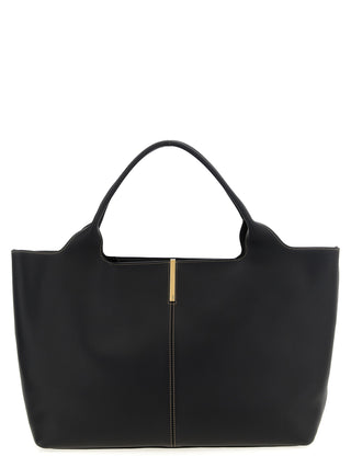Black Calfskin Tote Bag