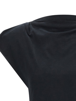 Black Cotton T-Shirt