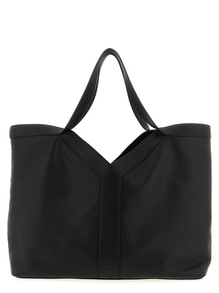 Black Calfskin Tote Bag