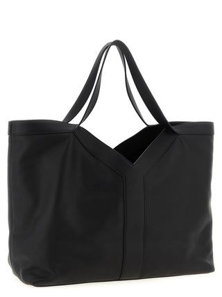 Black Calfskin Tote Bag