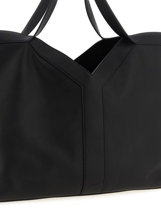 Black Calfskin Tote Bag