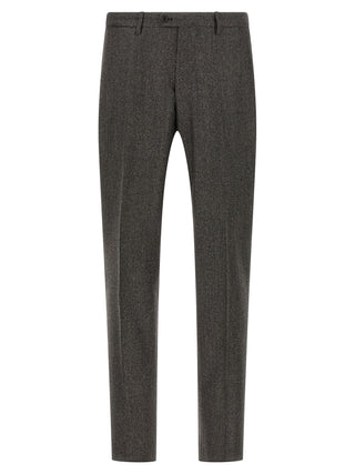 Brown Virgin Wool Two-Piece Suit