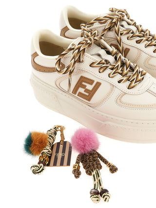 Multicolor Calfskin Platform Sneakers