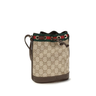 Beige Cotton Backet Bag