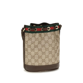 Beige Cotton Backet Bag