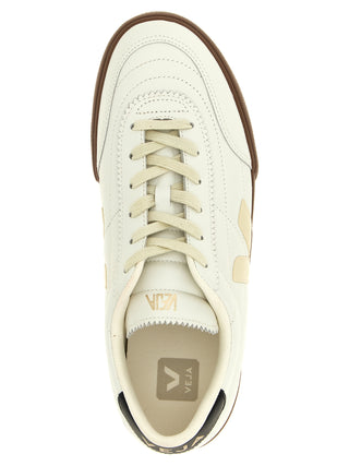 Bicolor Genuine Leather Sneakers