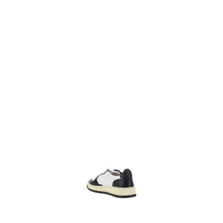 White Calf Leather Bos Taurus Athletic Sneakers