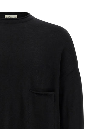 Black Virgin Wool Cardigan