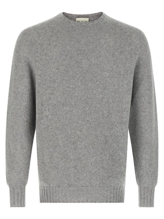 Gray Virgin Wool Cardigan