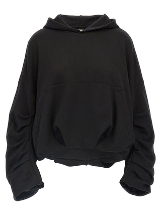 Black Cotton Sweatshirt