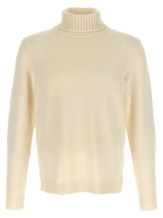 White Virgin Wool Cardigan