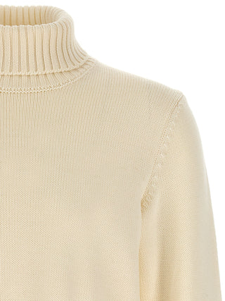 White Virgin Wool Cardigan