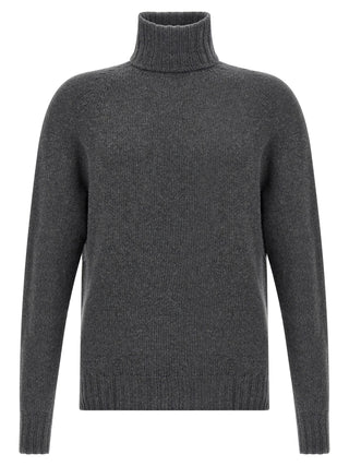 Gray Virgin Wool Cardigan