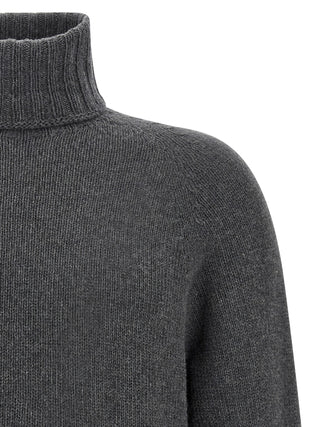 Gray Virgin Wool Cardigan