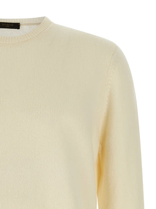 White Virgin Wool Cardigan