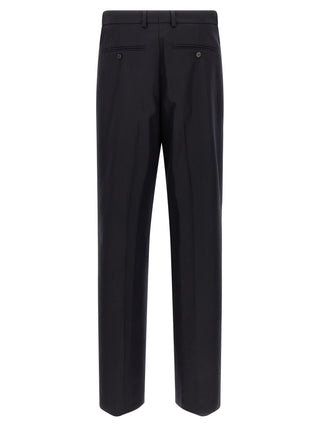 Blue Wool Dress Pants