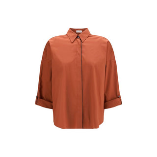 Brown Cotton Shirt