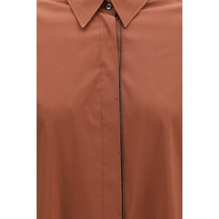 Brown Cotton Shirt