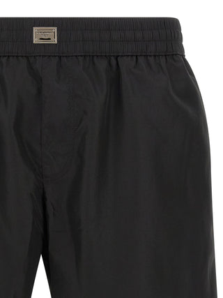 Black Polyamide Swim Shorts