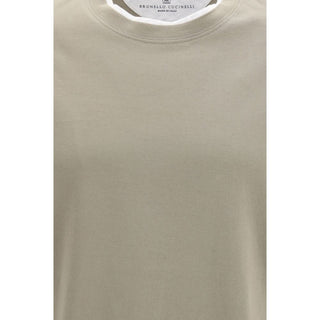 Bicolor Cotton T-Shirt