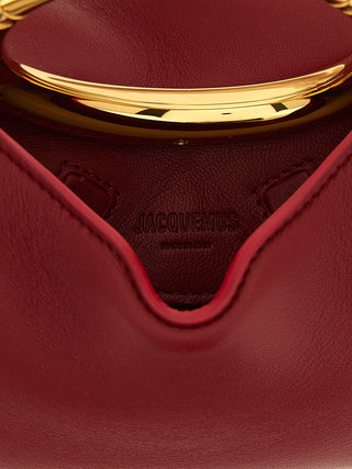 Bolso de mano multicolor de piel de cordero