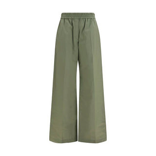 Bicolor Cotton Casual Pants