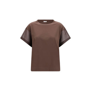 Brown Cotton T-Shirt